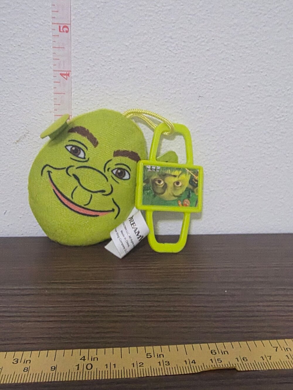 Burger King DreamWorks "Shrek" 3.5-Inch Plush Bag Clip Keychain